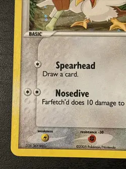 Farfetch'd Holo 107/106 2005 Pokemon EX Emerald Secret Rare Holo Card Nm - Image 5