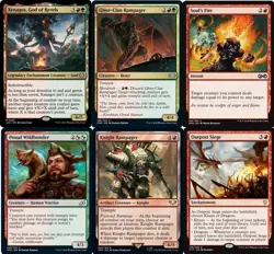 MTG Commander EDH Xenagos, God of Revels 100 Cards Custom Deck Gruul Trample NM - Image 1