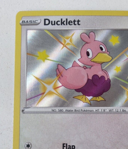 Ducklett SV095/SV122 - Shining Fates: Shiny Vault - Rare - Pokemon Card - NM x1 - Image 2
