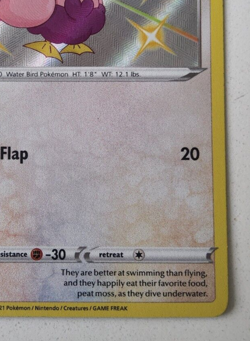 Ducklett SV095/SV122 - Shining Fates: Shiny Vault - Rare - Pokemon Card - NM x1 - Image 4