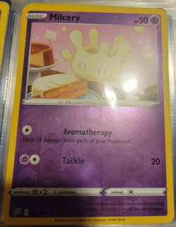 Reverse Holo Foil Milcery # 086/192 Rebel Clash Set Pokemon Cards NM/MINT - Image 1