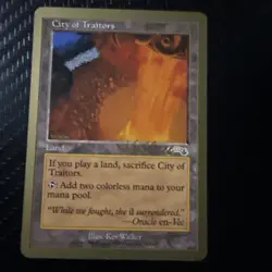 🔮 MTG: City of Traitors World Championship Decks Gold Border LP- Near mint - Image 1