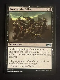 1x Feast on the Fallen (96) Core Set 2015 LP MTG Magic the Gathering x1 MKE - Image 1