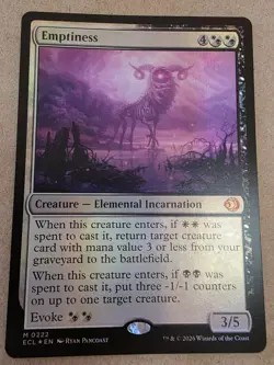 Emptiness - Foil - Lorwyn Eclipsed - Mtg - Image 1