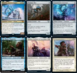 MTG Commander EDH Deck Shorikai, Genesis Engine 100 Magic Custom Deck Vehicle NM - Image 1