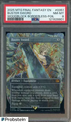 2025 Magic The Gathering TCG Final Fantasy EN Woodblock Borderless Foil #0351 - Image 1