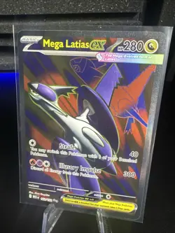 Pokemon TCG Mega Evolution Mega Latias ex 163/132 Ultra Rare Full Art - Image 1