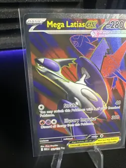 Pokemon TCG Mega Evolution Mega Latias ex 163/132 Ultra Rare Full Art - Image 2