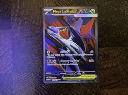 Pokemon TCG Mega Latias ex 163/132 Ultra Rare Mega Evolution Holo Full Art Mint - Image 3