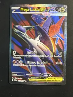 Pokemon TCG Mega Evolution Mega Latias ex 163/132 Ultra Rare Full Art NM/M - Image 1