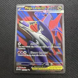 Pokemon TCG Mega Evolution Mega Latias ex 163/132 Ultra Rare Full Art NM - Image 1