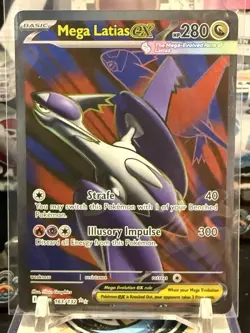 Pokemon TCG Mega Evolution Mega Latias ex 163/132 Ultra Rare Full Art NM JW - Image 1