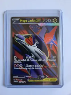 Mega Latias EX Ultra Rare 163/132 Mega Evolution Full Art NM Pokemon TCG 💯%➕✅ - Image 1