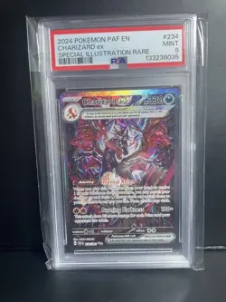 Pokemon 2024 PAF En Paldean Fates Charizard EX Sir 234/091 PSA 9 Mint Rare TCG - Image 2