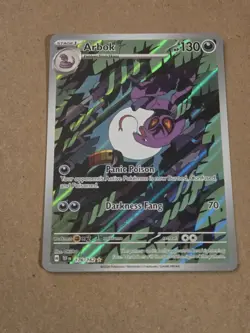 Arbok 176/162 SV05: Temporal Forces Holo POKEMON: PACK FRESH - Image 1