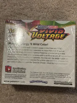 New Pokemon Sword & Shield - VIVID VOLTAGE BOOSTER BOX - Sealed - Image 2