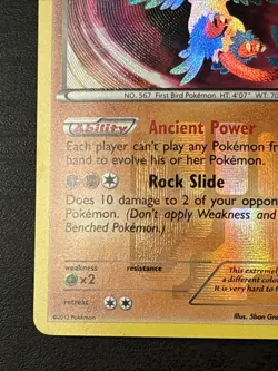 2012 POKEMON B&W DARK EXPLORERS ARCHEOPS SHINY HOLO #110 SECRET RARE Nm(-) - Image 5