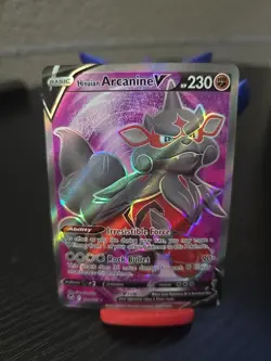 Hisuian Arcanine V (Full Art) 179/195 (NM) - Silver Tempest Pokemon TCG - Image 1