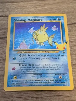 Shining Magikarp 66/64 Celebrations: Classic Collection Pokemon NM - Image 1