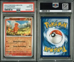 PSA 10 EB Games Charmander 004/165 Reverse Promo 151 Australia Exclusive Pokemon - Image 3