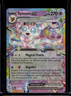 2025 Pokemon SV Prismatic Evolutions PRE EN Sylveon ex Double Rare #041/131 - Image 1