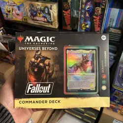 Magic: The Gathering Universes Beyond: Fallout Scrappy Survivors Commander Deck 195166228532 - Image 1