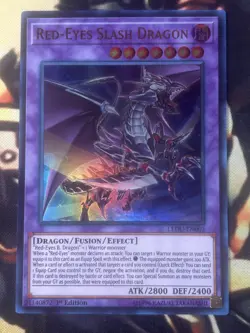 Yugioh: Red-Eyes Slash Dragon - LEDU-EN003 - Ultra Rare - 1st Edition NM - Image 1