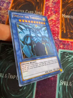 Yu-Gi-Oh! Obelisk the Tormentor LC01-EN001 Limited Ultra Rare Near Mint d4/ - Image 2