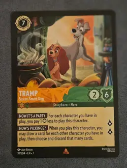 Disney Lorcana Tramp Street-Smart Dog Regular Card 10/204 Archazia's Island - Image 1