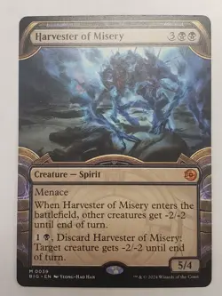 Harvester of Misery (Showcase) NM #39 Outlaws of Thunder Junction MTG - Image 1