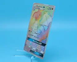 Dragonite GX 248/236 • Unified Minds Secret Rainbow Holo Pokemon TCG NM - Image 2