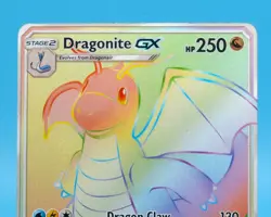 Dragonite GX 248/236 • Unified Minds Secret Rainbow Holo Pokemon TCG NM - Image 4