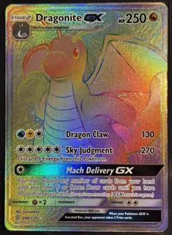 Dragonite GX 248/236 - Secret Rare Unified Minds Pokemon TCG 2019 - NM Card - Image 1