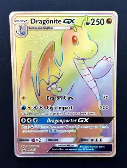 Pokemon Card - Dragonite GX (Secret) 248/236 SM - Unified Minds Full Art Holo - Image 1
