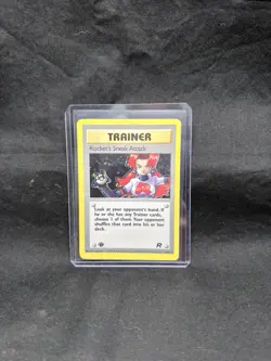 Pokemon 2000 Rockets Sneak Attack Trainer Holo Card 16/82 Nm - Image 1