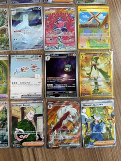 Pokemon Bundle Joblot Minty Full Art Phantasmal Flames Mega Evolution SAR SR SIR - Image 3