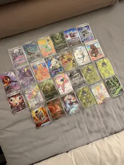 Pokemon Bundle Joblot Minty Full Art Phantasmal Flames Mega Evolution SAR SR SIR - Image 1
