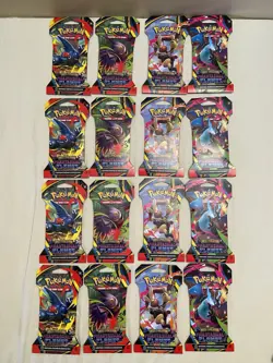 (16) Pokemon Phantasmal Flames Sleeved Booster Packs - Image 1