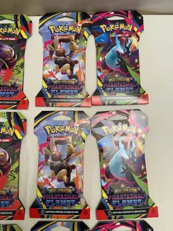 (16) Pokemon Phantasmal Flames Sleeved Booster Packs - Image 4