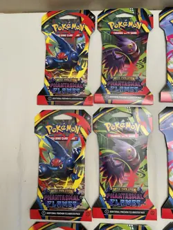 (16) Pokemon Phantasmal Flames Sleeved Booster Packs - Image 5