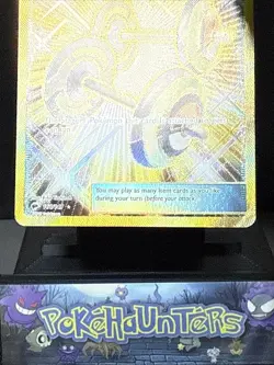 Pokemon Card Bodybuilding Dumbbells 161/147 Burning Shadow Secret Rare LP - Image 3