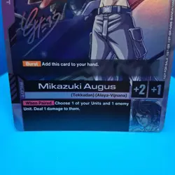 Mikazuki Augus (Event Promo) - Gundam Promotional Card Gundam Card Game - Image 2