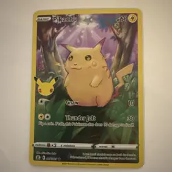 Pokemon Pikachu TCG Celebrations Card 005/025 25th Anniversary - Image 1