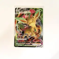 Pokemon Card Leafeon VMAX CS4aC 009/132 Holo RRR Evolving Skies NM - US SELLER - Image 2