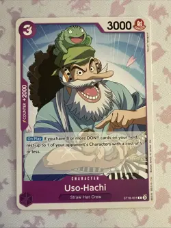 Uso-Hachi ST18-001 The Best Vol 2 One Piece PRB-02 Near Mint Card Game Common NM - Image 1