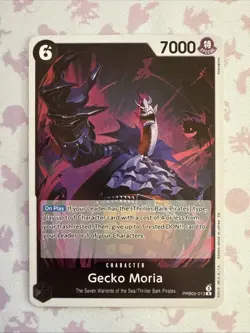 Gecko Moria R PRB02-013 Premium Booster The Best Vol. 2 Foil One Piece Card Game - Image 1