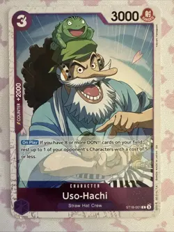 Uso-Hachi ST18-001 Holo Foil Premium Collection PRB02 One Piece Card Game - Image 1