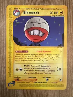 Electrode - 8/147 - Pokemon Aquapolis Rare Card DMG - Image 1