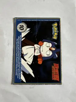 Pokemon Mewtwo Strikes Back Scene Cards - Meowth #10 Kabutops #141 - Image 1
