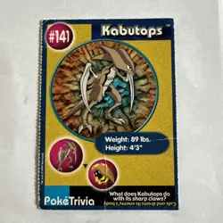Pokemon Mewtwo Strikes Back Scene Cards - Meowth #10 Kabutops #141 - Image 2